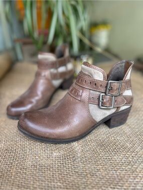UGG leather booties